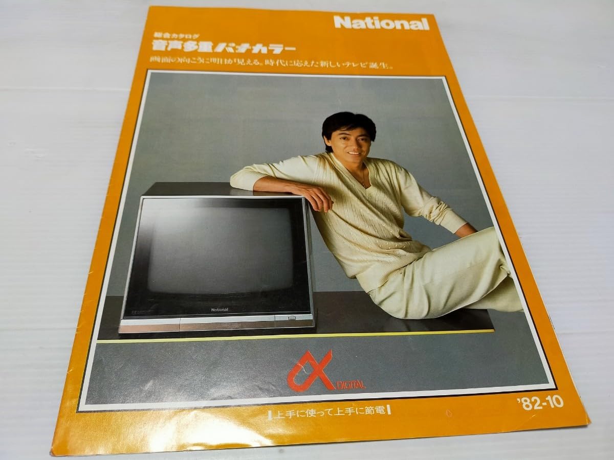 沢田研二「音声多重パナカラー」松下電器テレビ総合カタログ（非売品